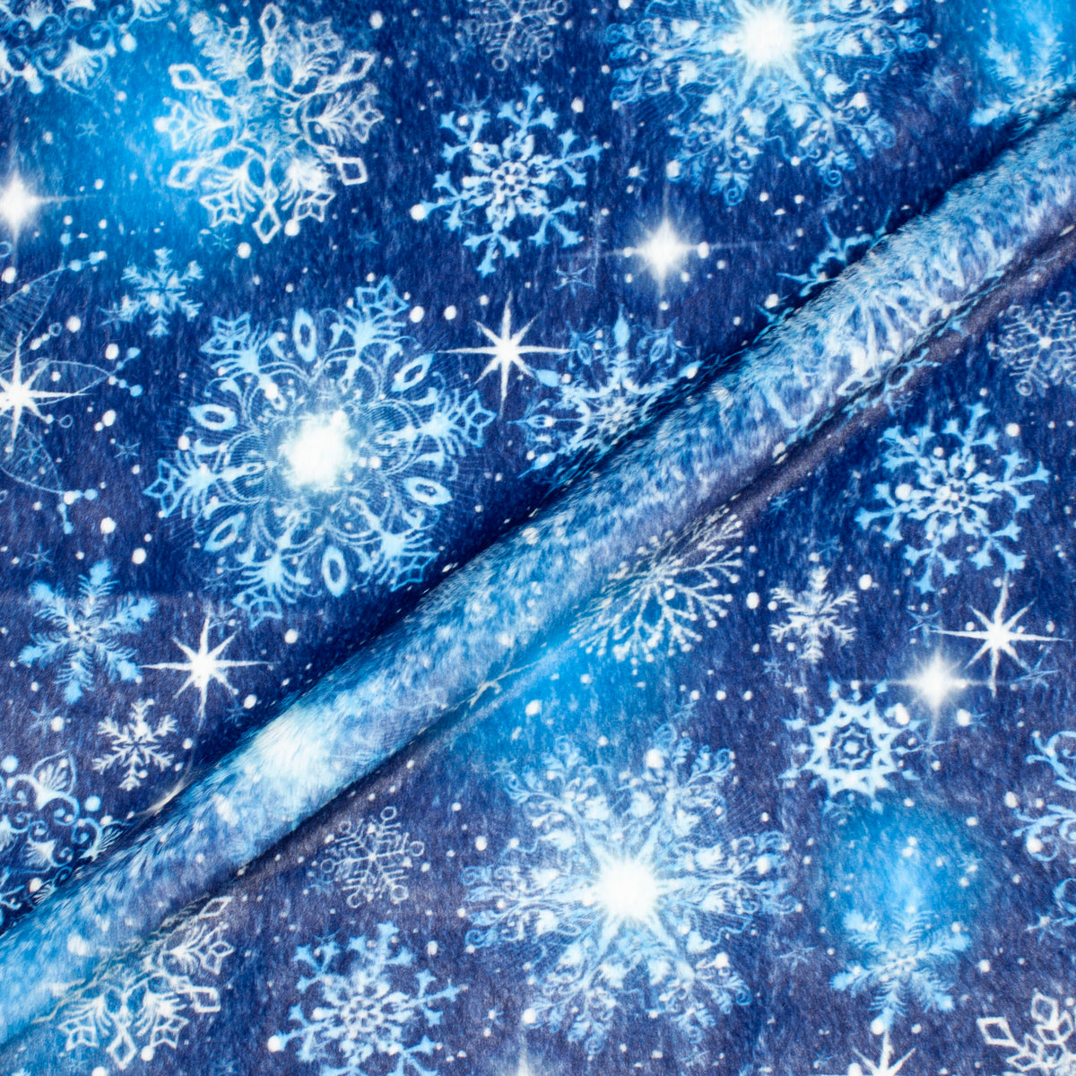 Snowflake Filagree - Blue Star Frosty Snuggle