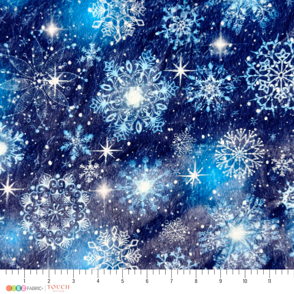 Snowflake Filagree - Blue Star Frosty Snuggle