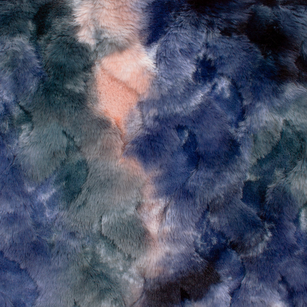 Tie dye Cora Whispy Snuggle minky fabric, bolt
