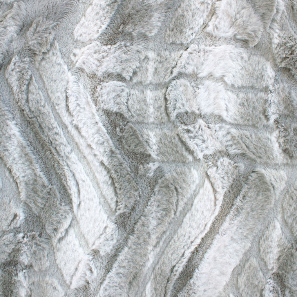 wolverine snuggle minky fabric, full yard view