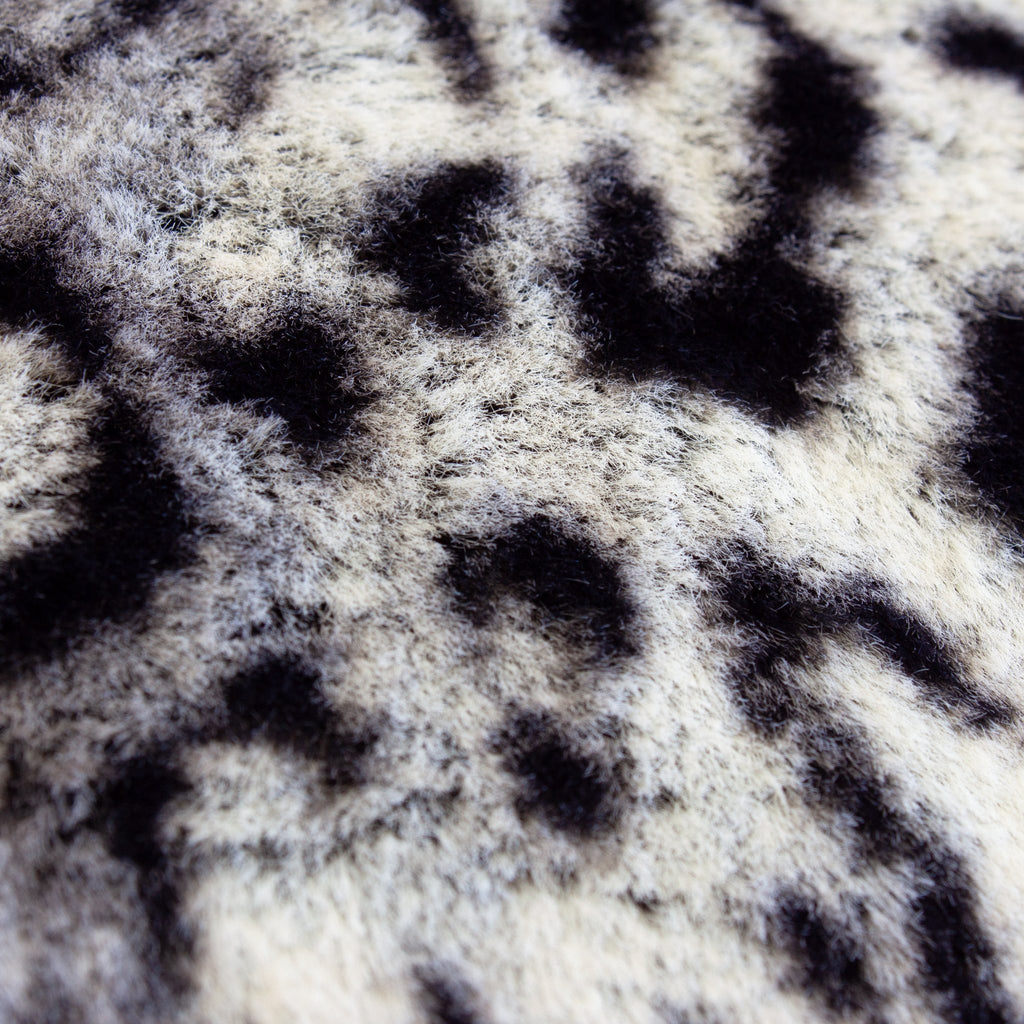 american leopard snuggle minky fabric, leopard print detail