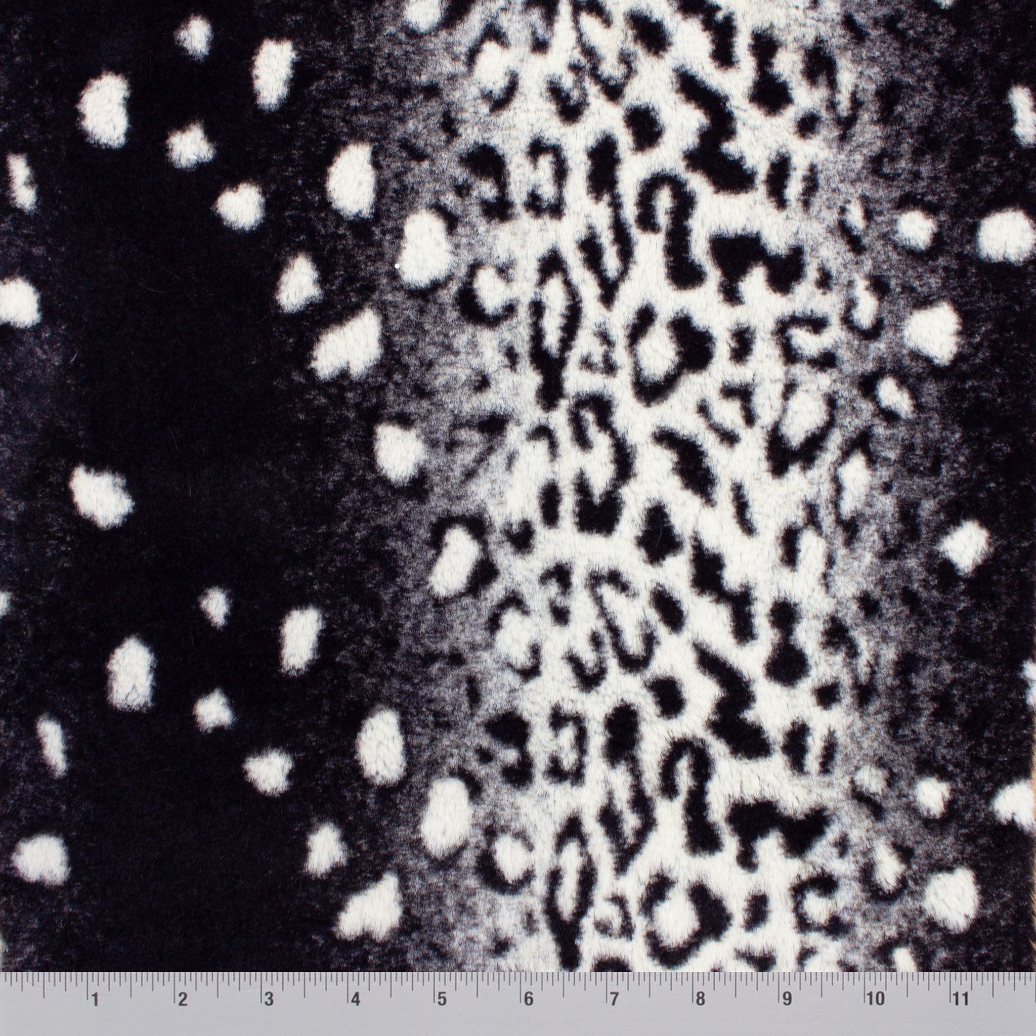 american leopard snuggle minky fabric, swatch