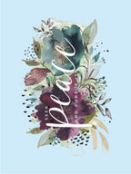 Peace panel minky fabric, full panel layout
