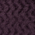 Bella snuggle minky fabric purples, lavender detail