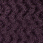 Bella snuggle minky fabric purples, lavender detail