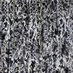 black spotted leopard snuggle minky fabric, swatch