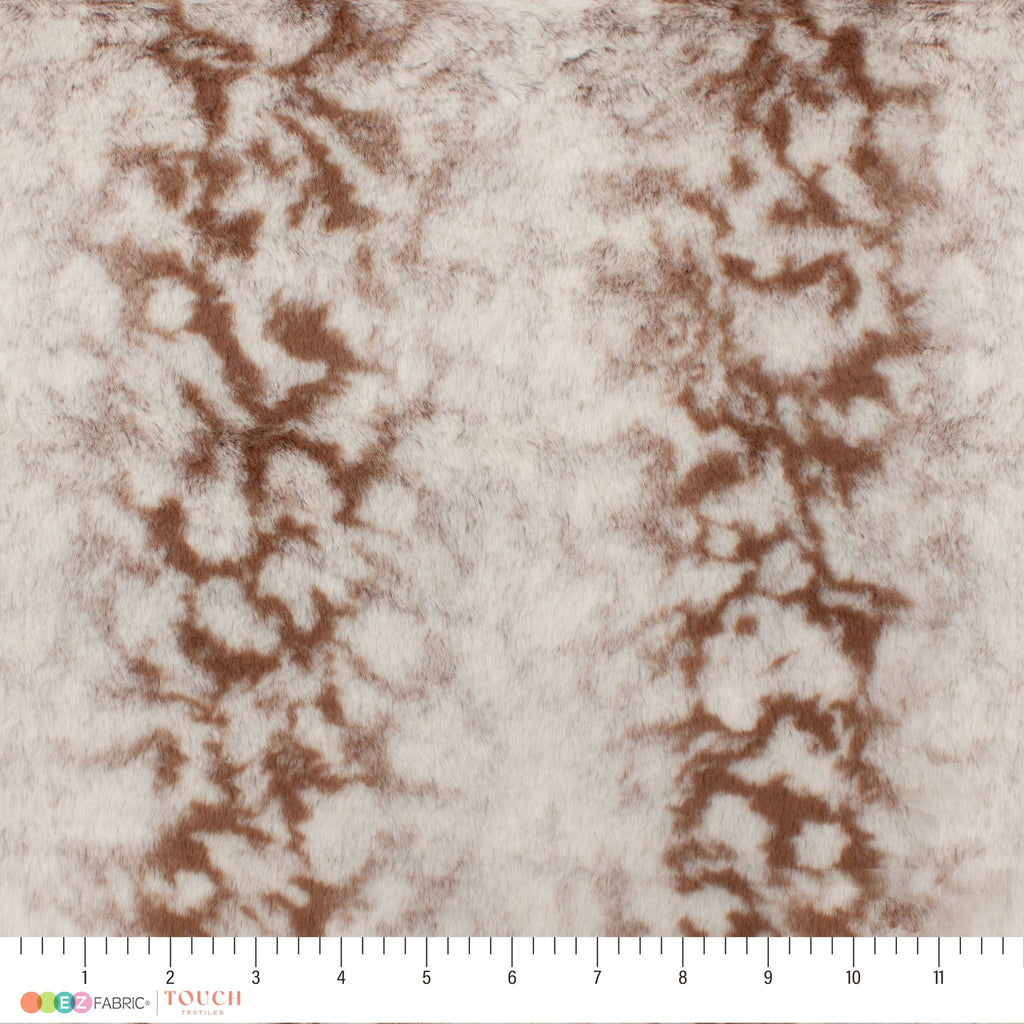 Bobby Kodi snuggle minky fabric, striped animal print detail