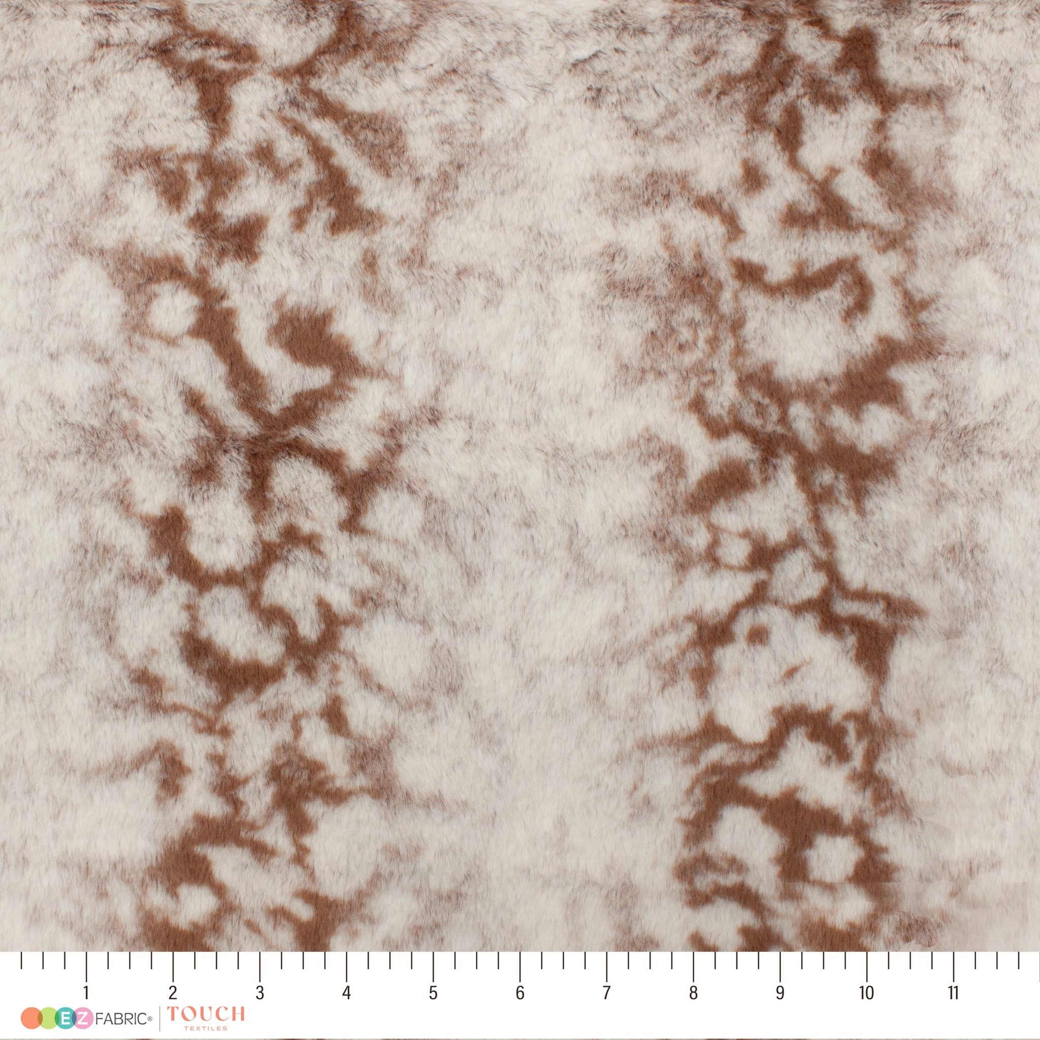 Bobby Kodi snuggle minky fabric, striped animal print detail