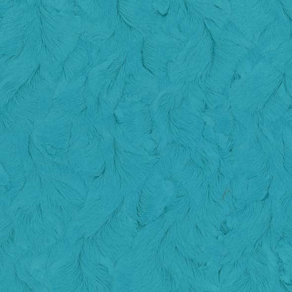 Bella snuggle minky fabric blues, light blue detail