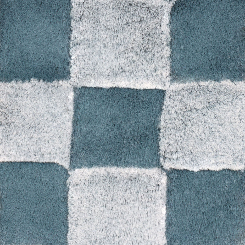 Checkers Snuggle minky fabric, swatch