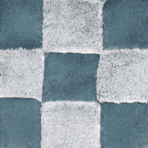 Checkers Snuggle minky fabric, swatch