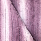 Chinchilla Stripe snuggle minky fabric, plush pile texture