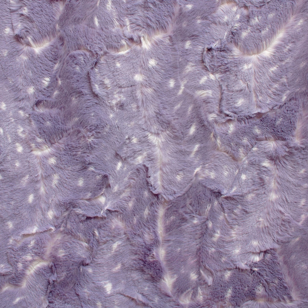 Doe snuggle minky fabric, bolt view
