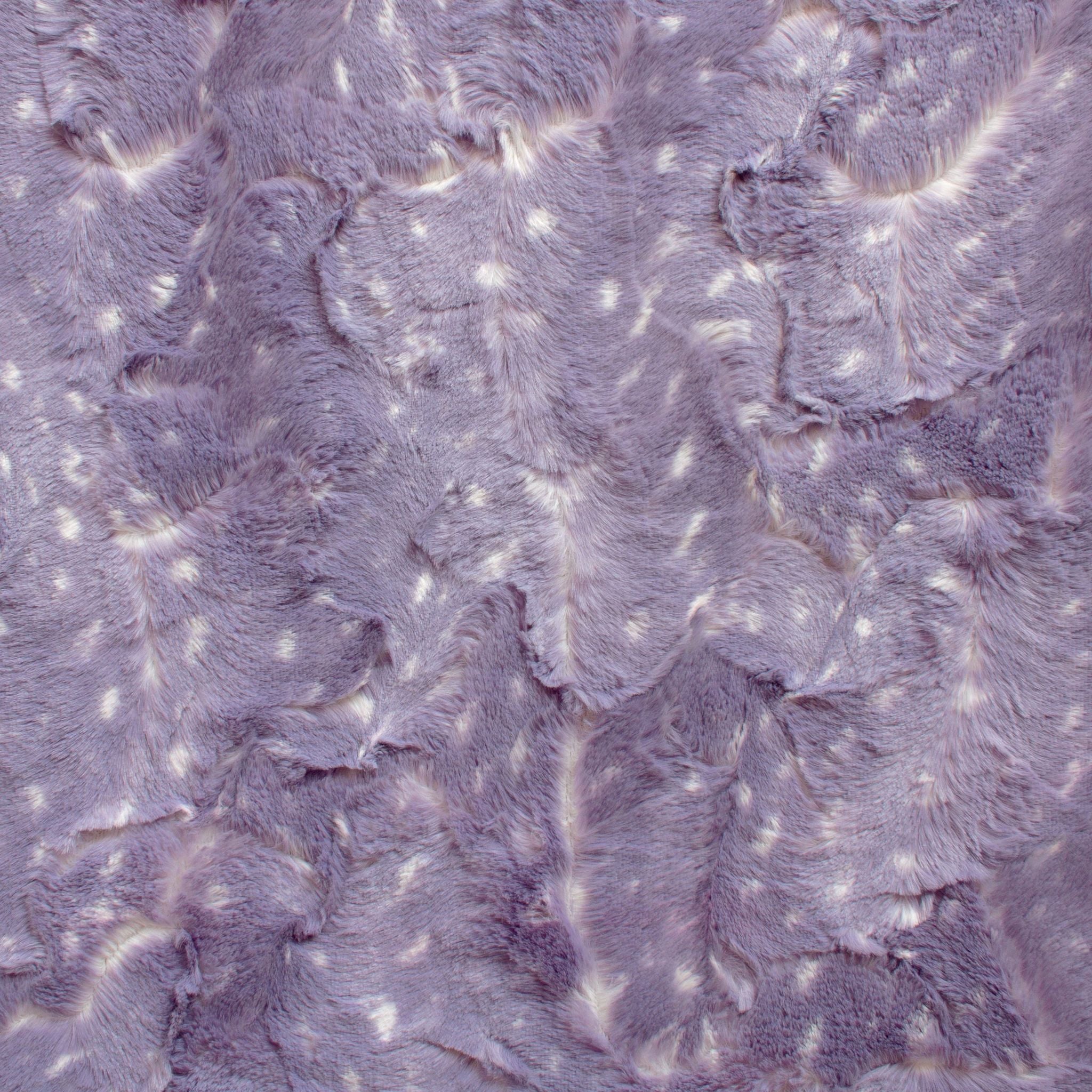 Doe snuggle minky fabric, bolt view