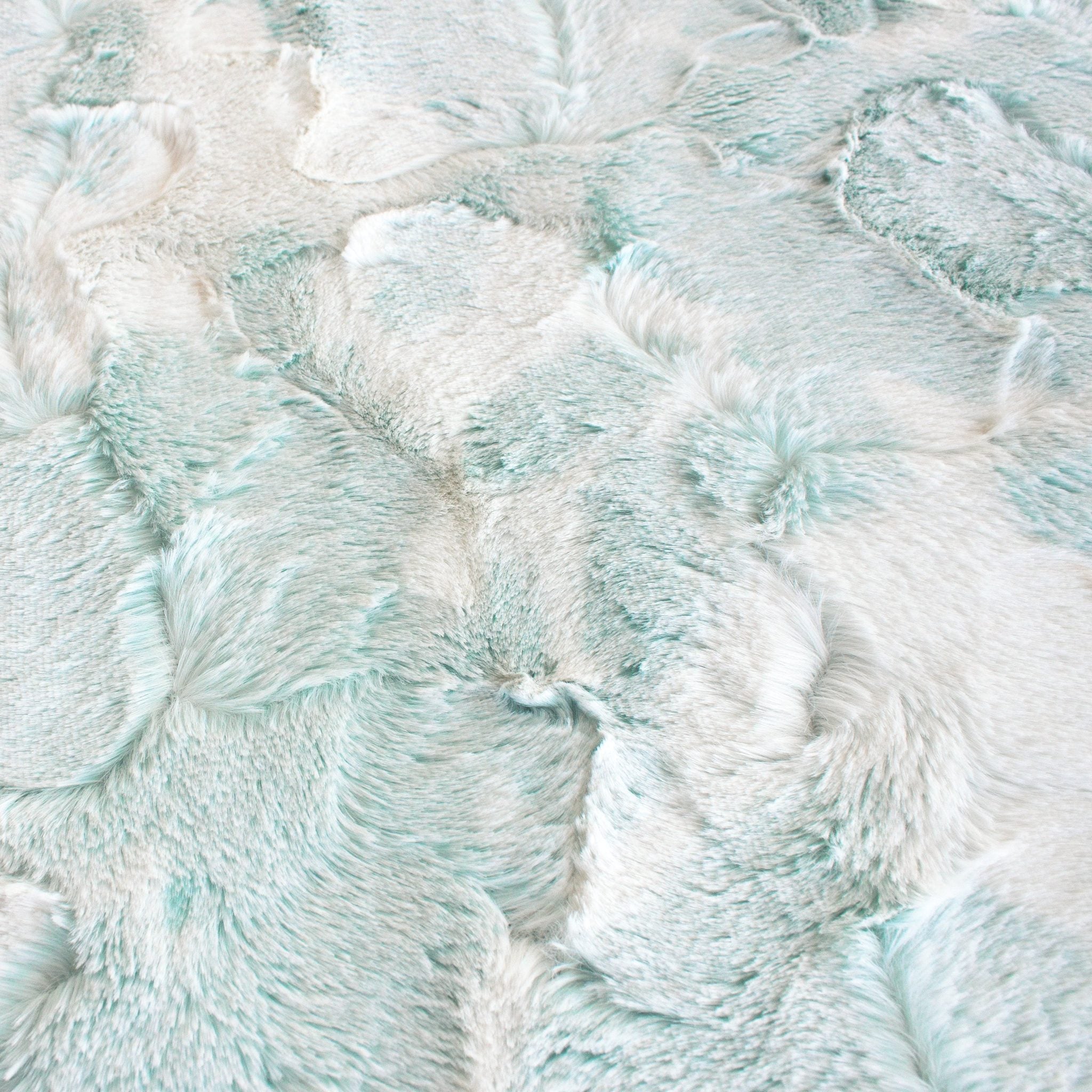 Dusted Appaloosa snuggle minky, folded edge