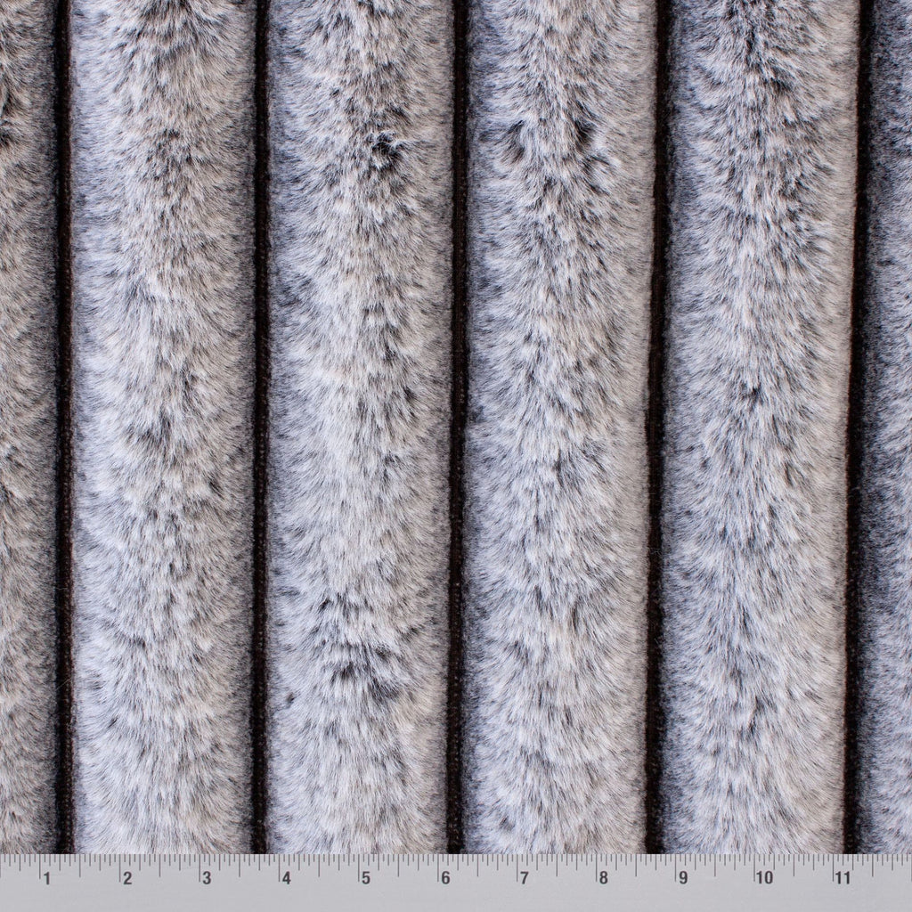 Frosted Madelyn Snuggle minky fabric, lifestyle drape