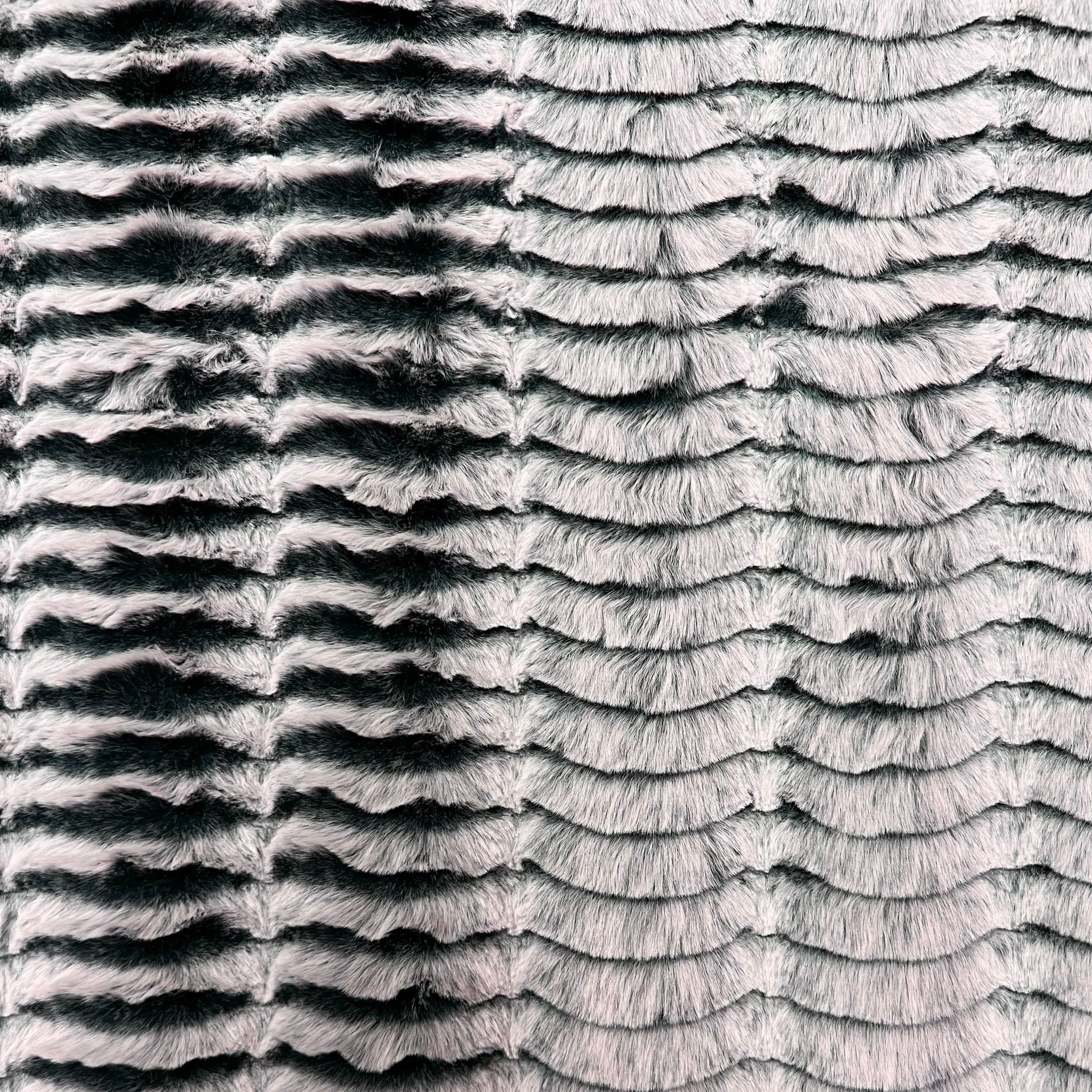 Frosted Ocean snuggle minky fabric, frosted white-tipped texture