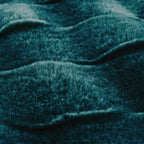 Frosted Roam Snuggle minky fabric, draped fold