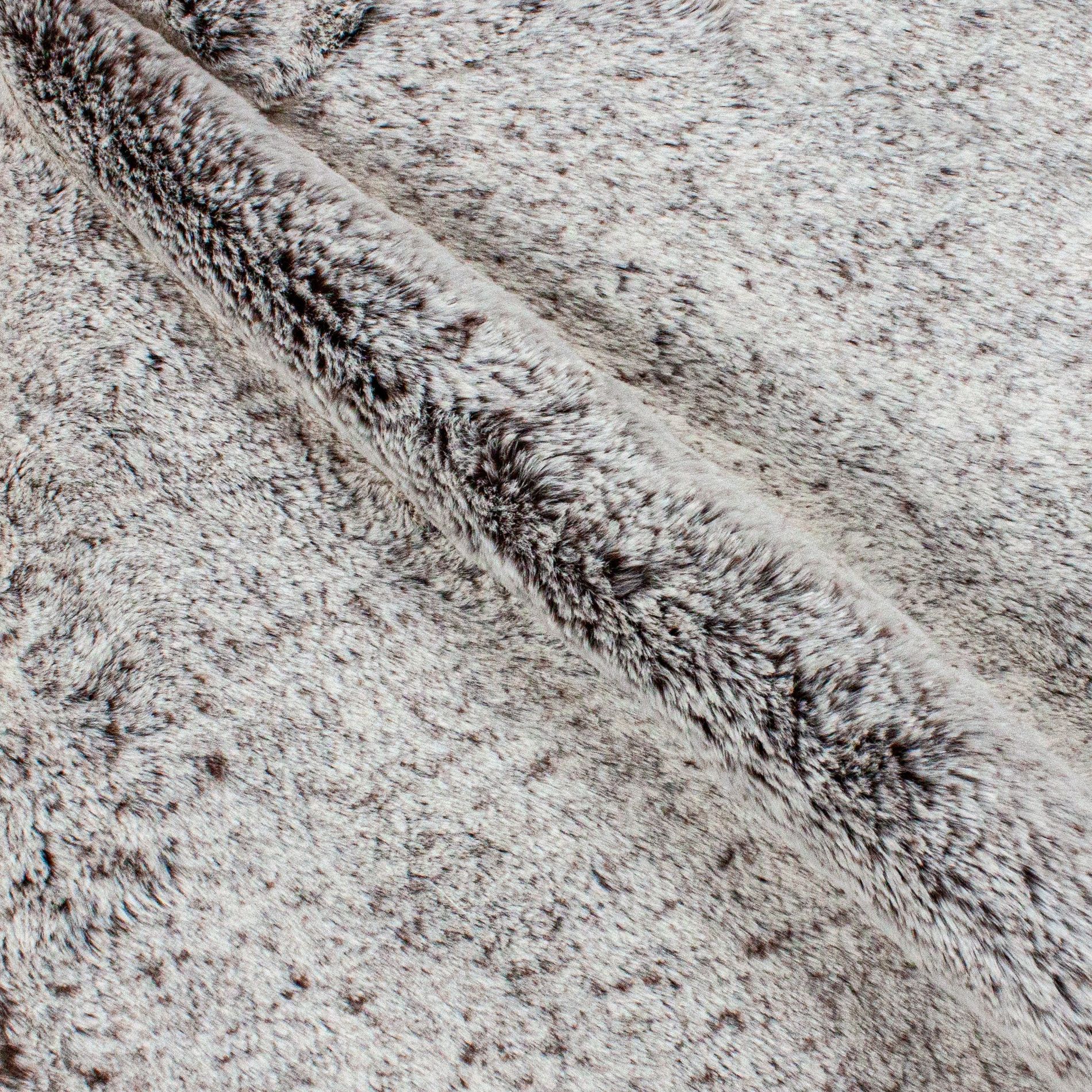 Frosted Whispy Snuggle minky fabric side profile