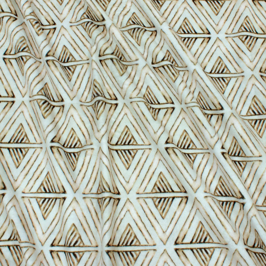 Grove winter minky fabric, detail