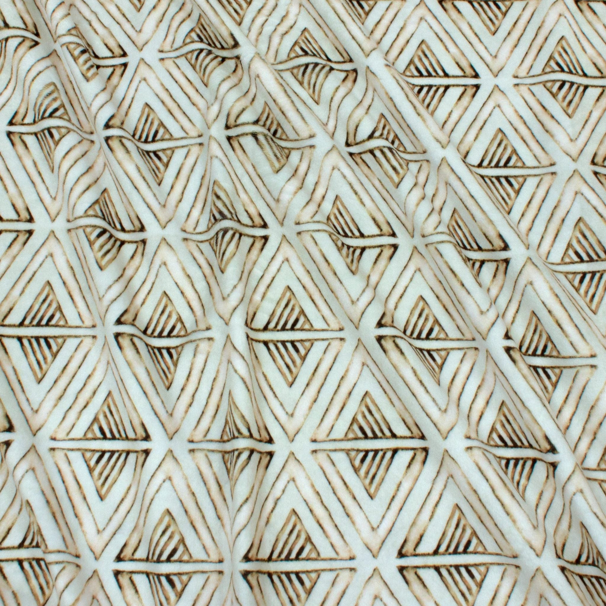Grove winter minky fabric, detail