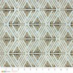 Grove print minky fabric, close-up