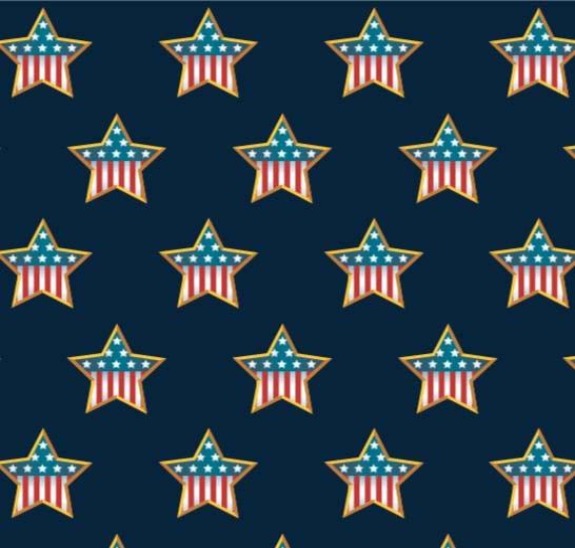 In Memory Of navy print minky fabric, close-up