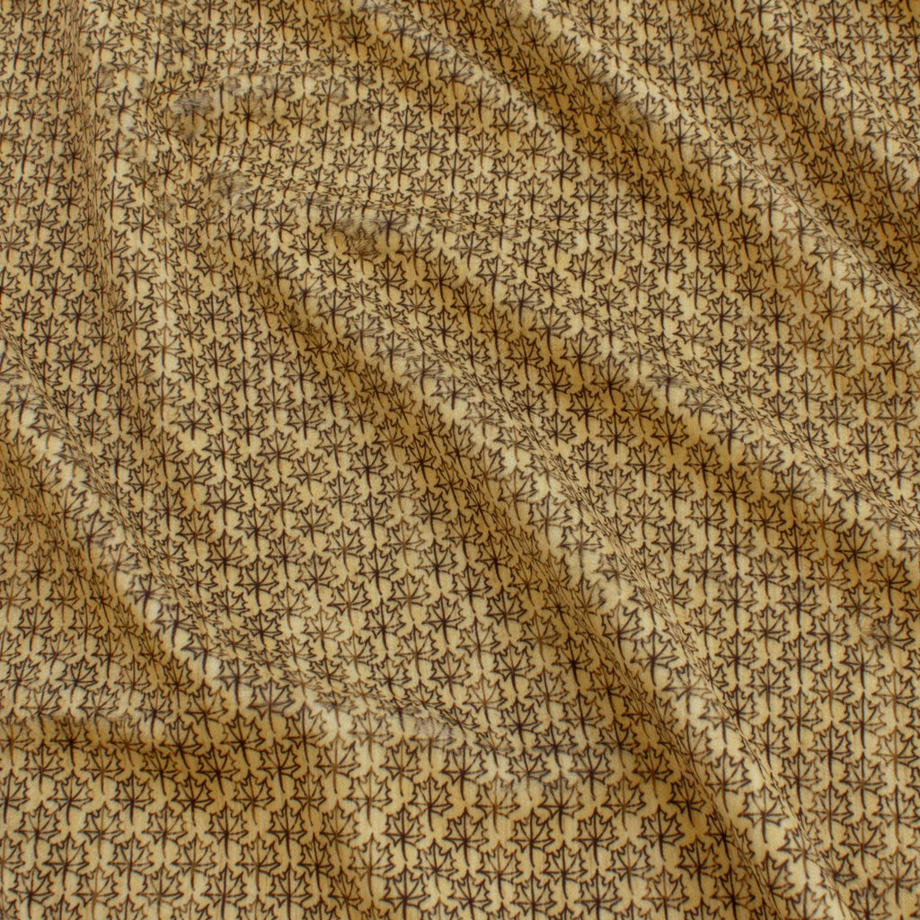 Maple Leaves minky fabric, folded yardage