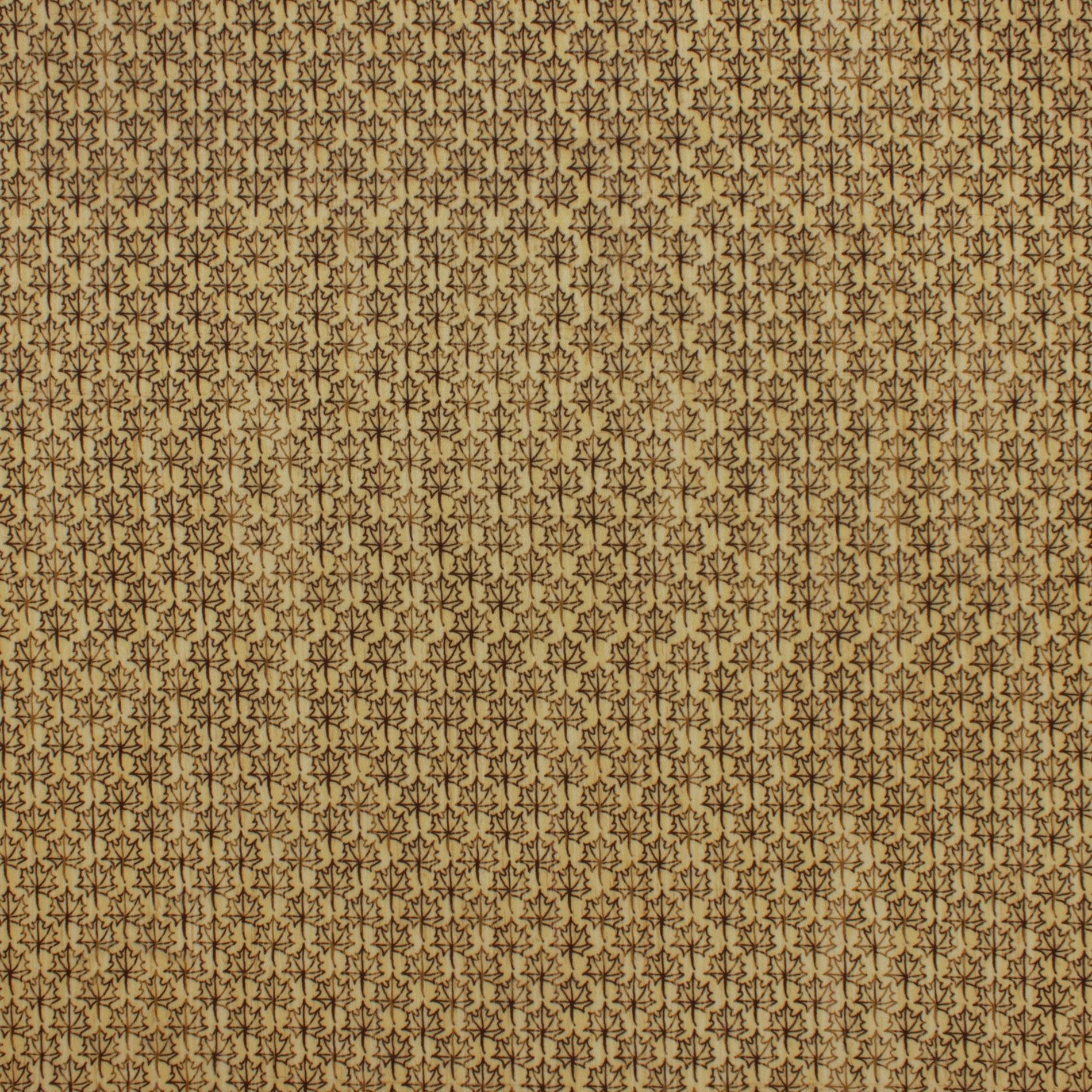 Maple Leaves autumn minky fabric, swatch