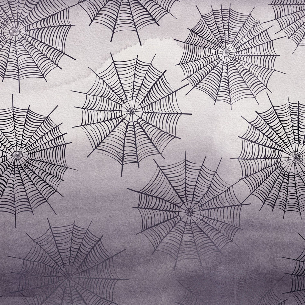 Smoky Cobwebs watercolor cobweb minky fabric, swatch