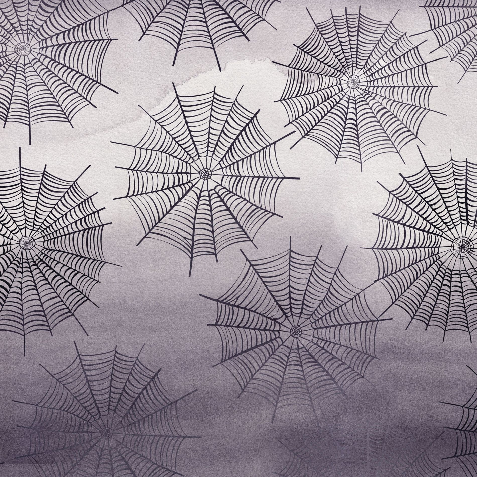 Smoky Cobwebs watercolor cobweb minky fabric, swatch