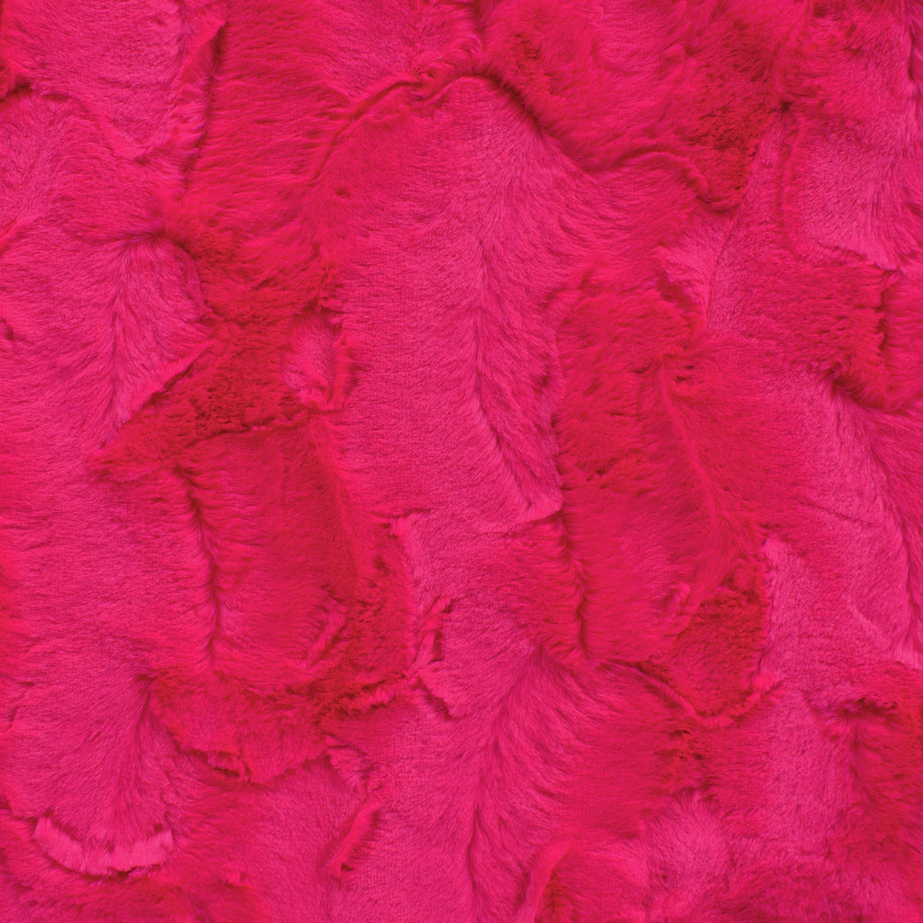 Luxe Snuggle warm tones minky fabric, color detail