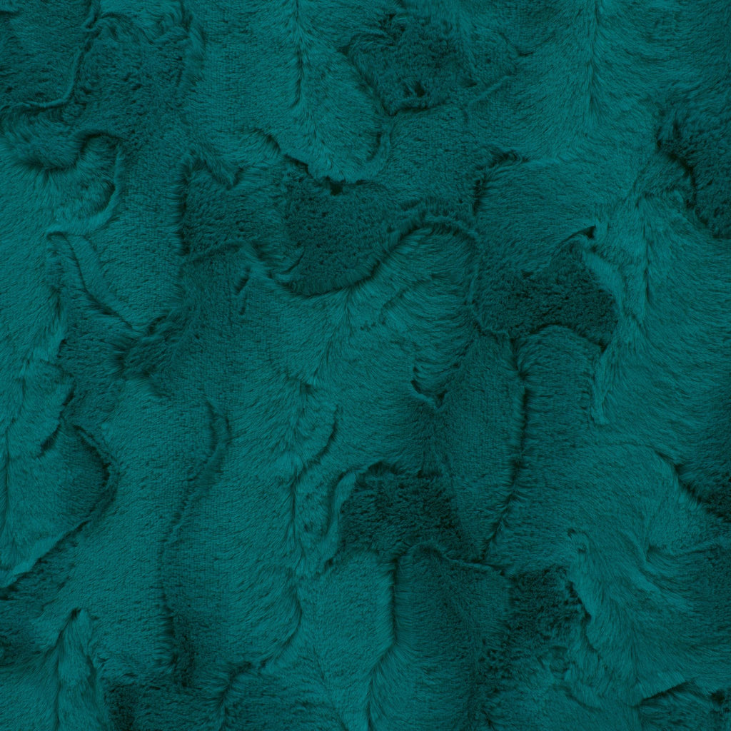 Luxe Snuggle blues minky fabric, embossed texture close-up