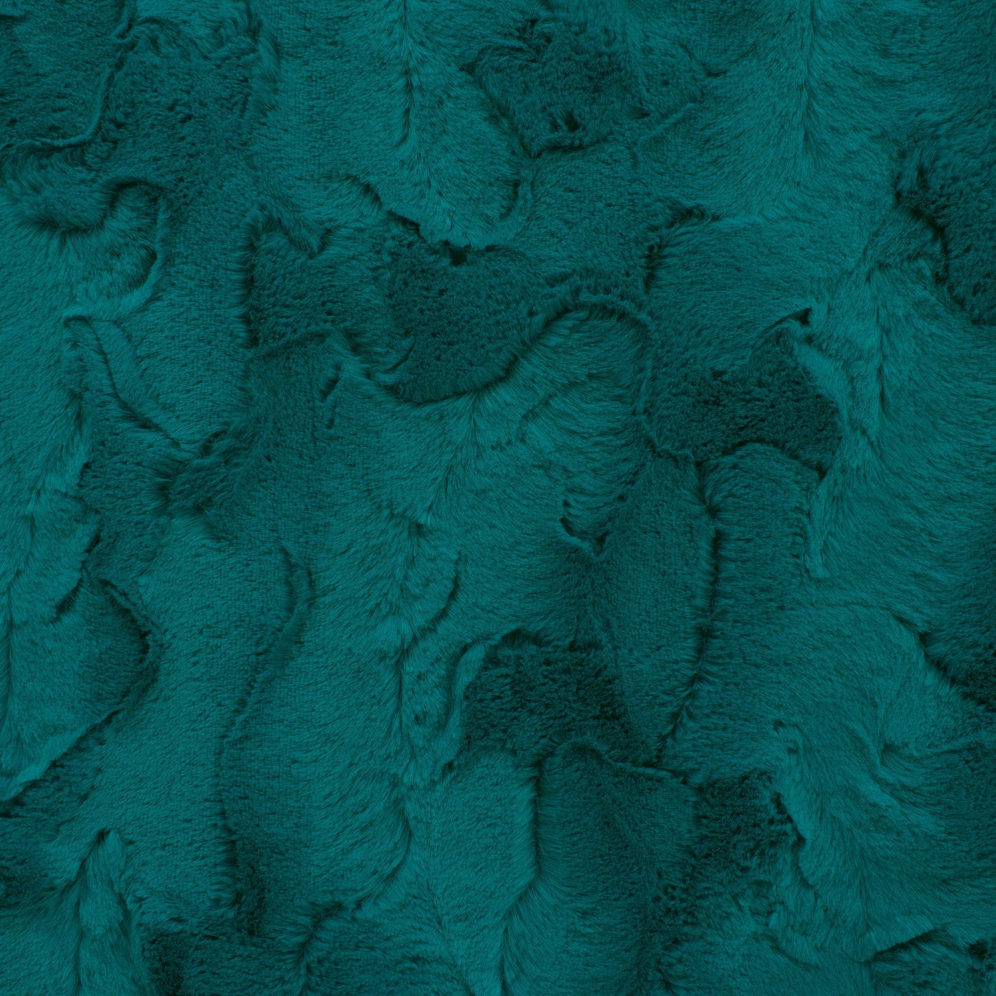 Luxe Snuggle blues minky fabric, embossed texture close-up