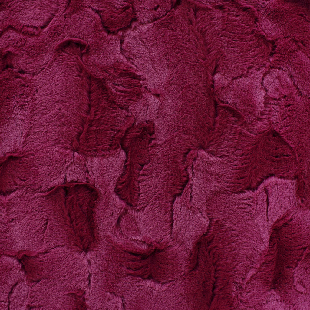 Luxe Snuggle purples minky fabric, swatch