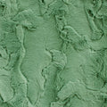 Luxe Snuggle greens minky fabric, swatch