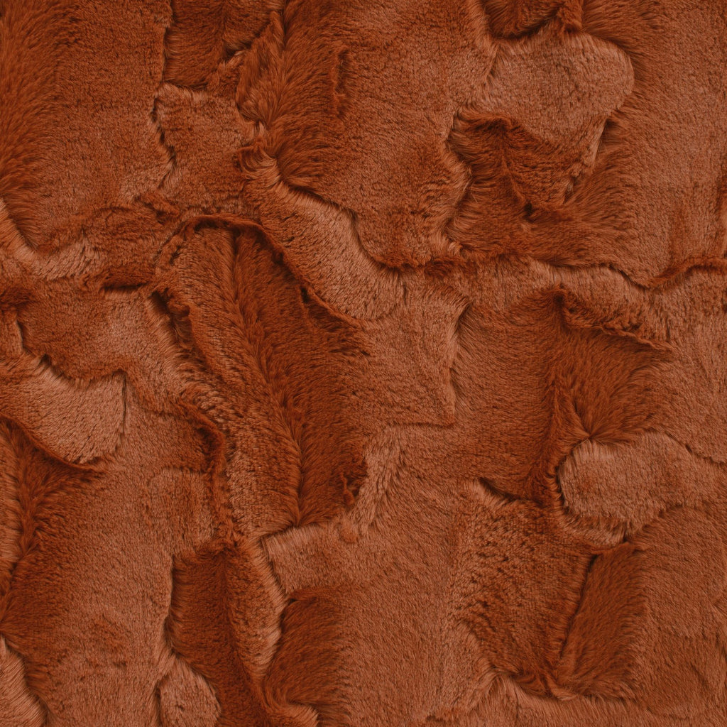 Luxe Snuggle earth tones minky fabric, full width