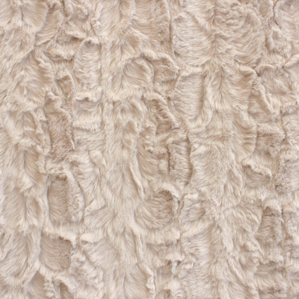 Malibu Snuggle earth tones minky fabric, swatch