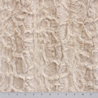 Malibu Snuggle earth tones minky fabric, plush pile close-up