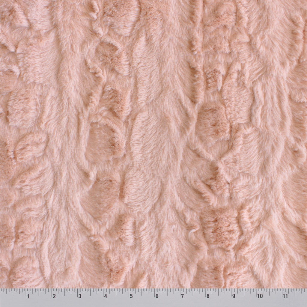 Malibu 84 inch snuggle minky fabric, close-up of plush pile