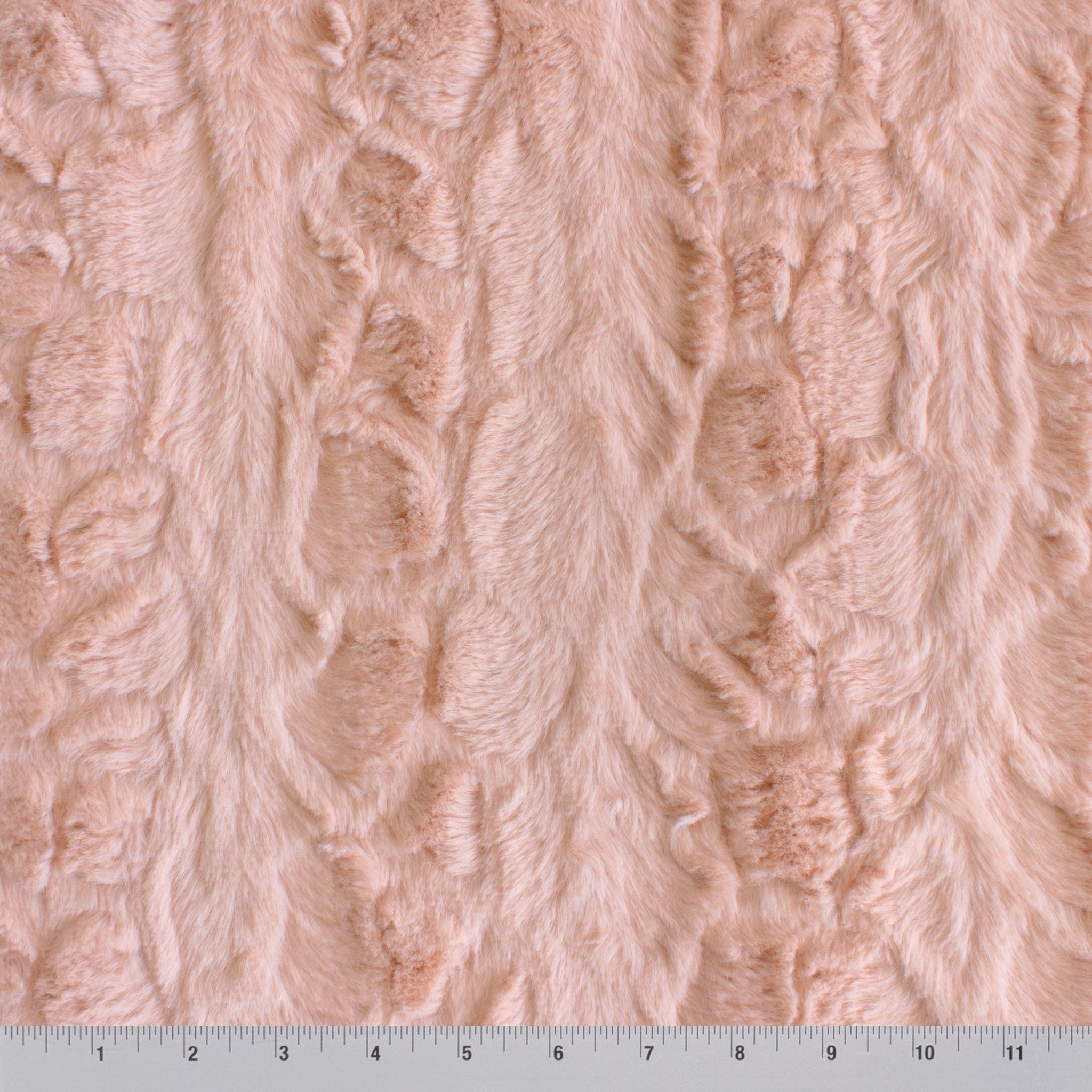 Malibu 84 inch snuggle minky fabric, close-up of plush pile