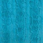 Malibu Snuggle blues minky fabric, drape