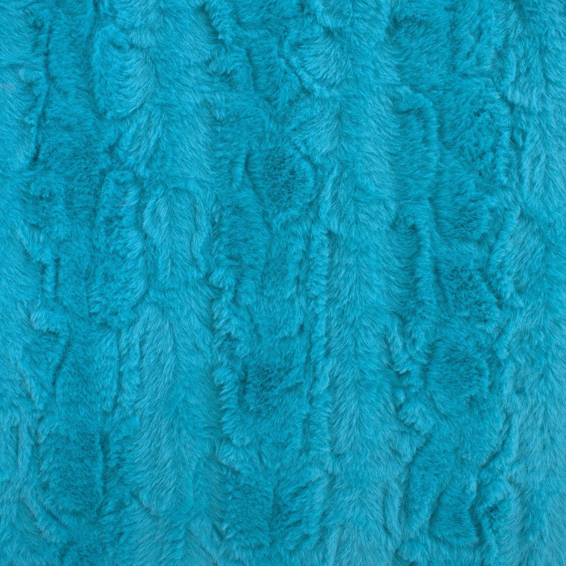 Malibu Snuggle blues minky fabric, drape