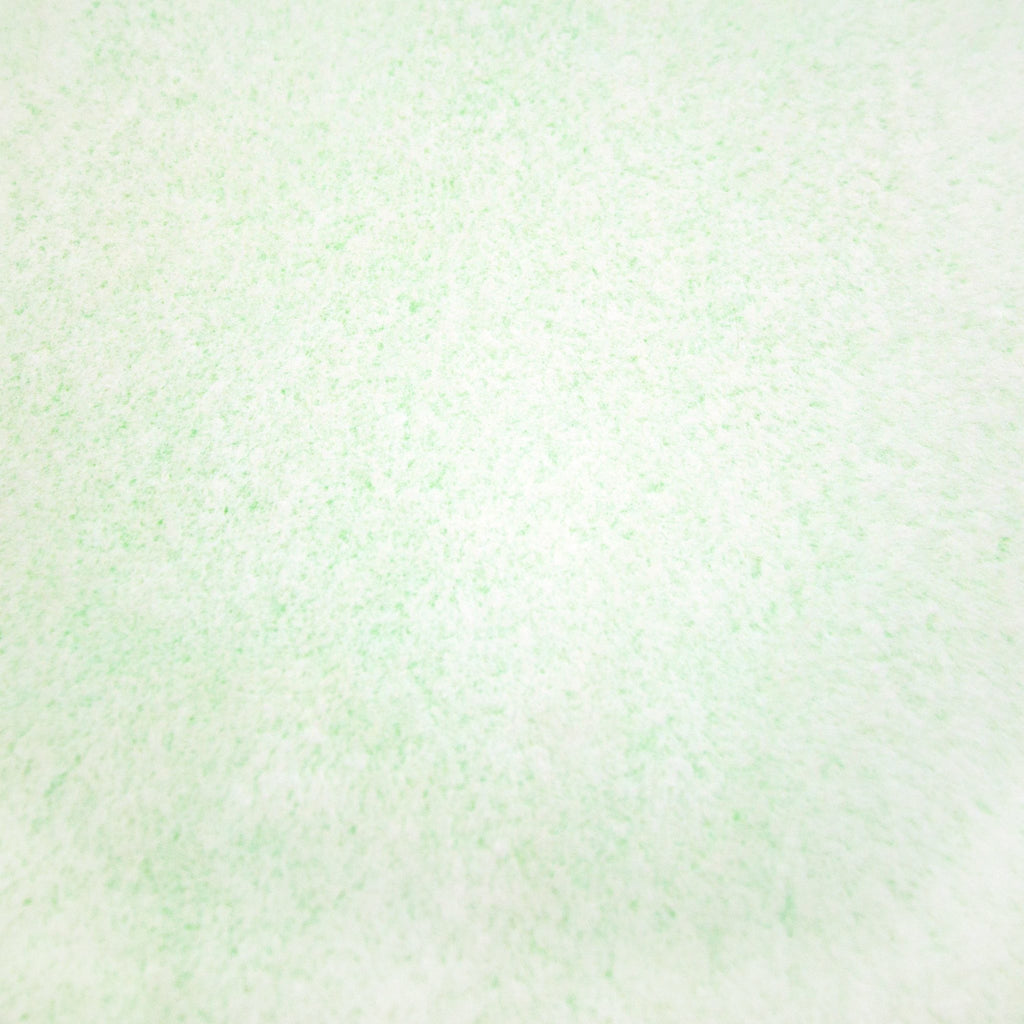 Neon Frosty snuggle minky fabric, edge view