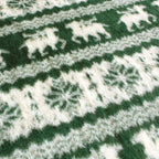 Nordic Reindeer snuggle minky fabric, fabric on the bolt