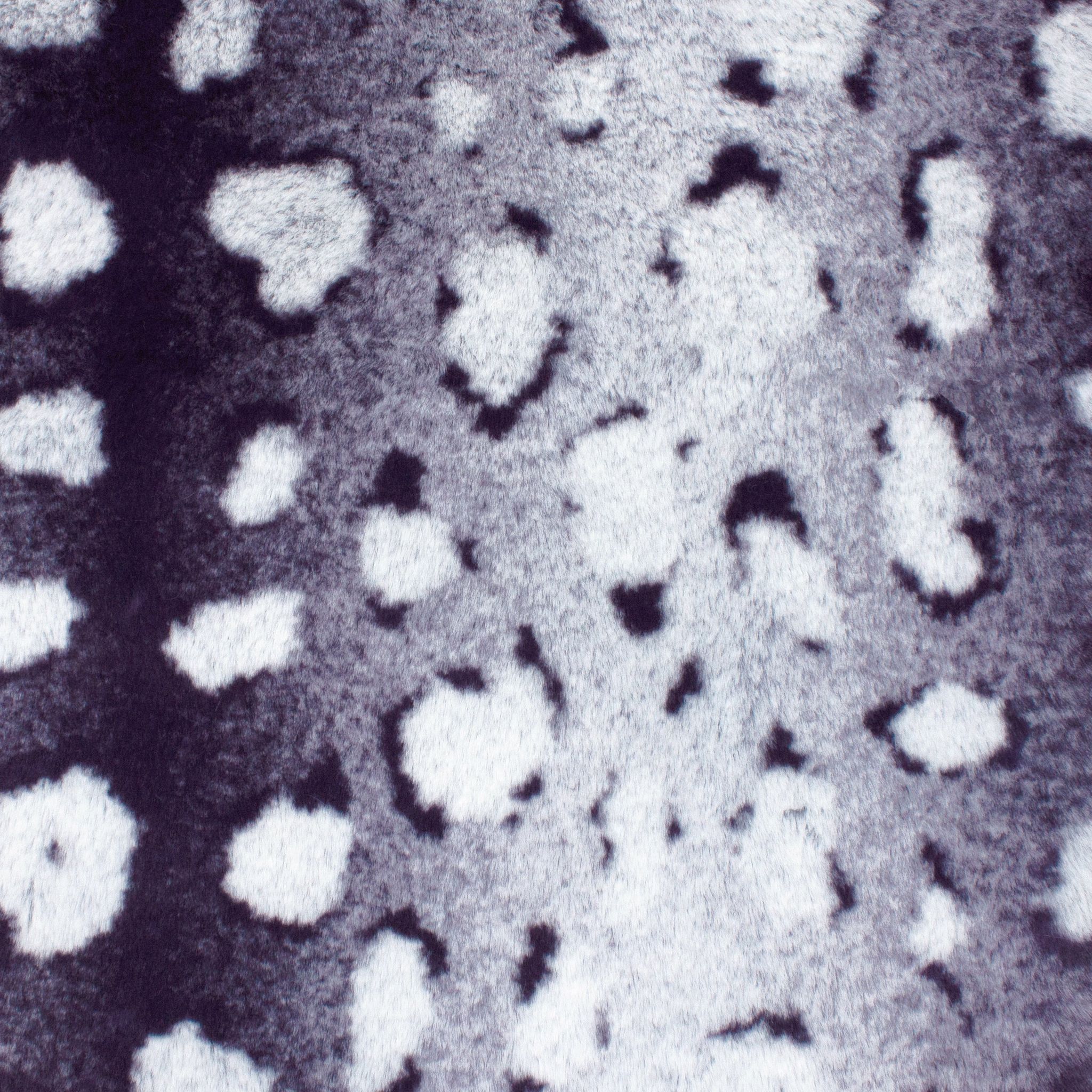 Ocelot Kodi snuggle minky fabric, faux-fur texture