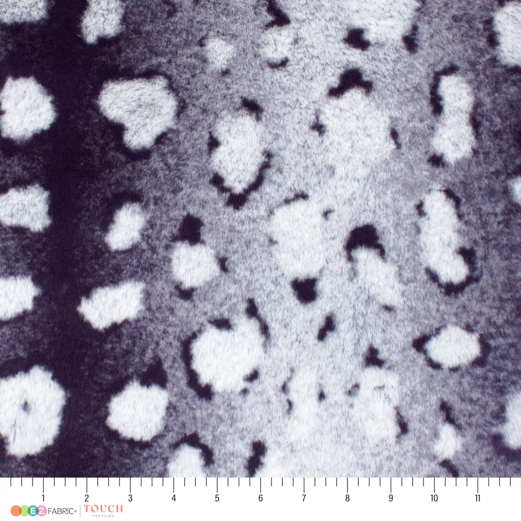 Ocelot Kodi snuggle minky fabric, drape detail