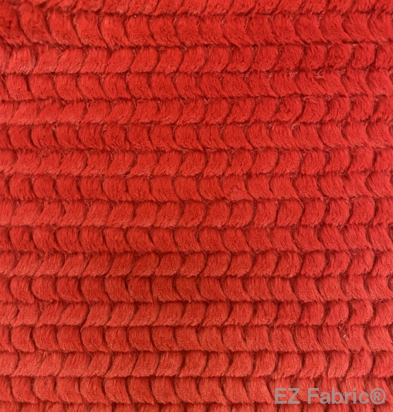 Paris Snuggle Red minky fabric by EZ Fabric