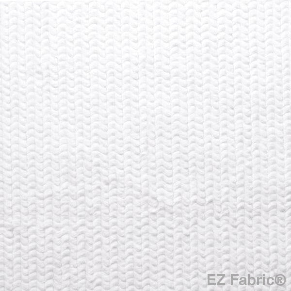 Paris Snuggle White minky fabric by EZ Fabric