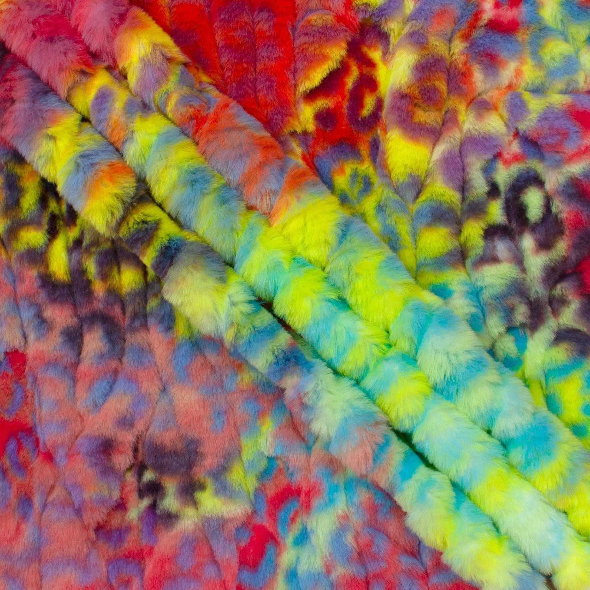 Party Animal Four Seasons snuggle minky fabric, folded fabric